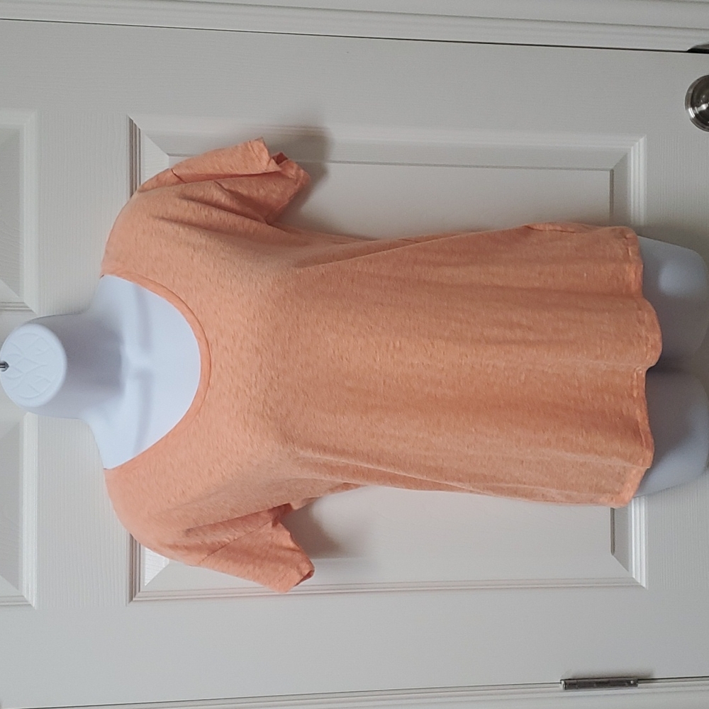 J. Crew Factory Scoop Neck Heathered Shirt in Oran
